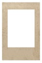 Retro style. Frame for photo or text from cardboard Mat with bevel cut