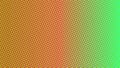 Retro style halftone dot pattern with a smooth color gradient background Royalty Free Stock Photo