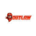 Motorcycle Biker Outlaw Retro Royalty Free Stock Photo