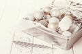 Retro style image of Christmas ornaments Royalty Free Stock Photo