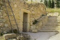 A retro style stone house in Nazareth Village Israel