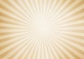 Retro style sunburst and rays comic cartoon background. Abstract vintage grunge with sunlight Royalty Free Stock Photo