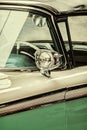 Retro styled detail of a vintage car Royalty Free Stock Photo