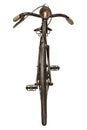 Retro styled image of a nineteenth century bicycle Royalty Free Stock Photo