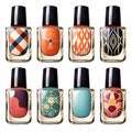 Retro-styled Nail Polish Bottle Set