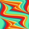 Retro styled psychedelic background