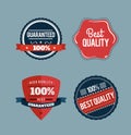 Retro styled retail badges vector