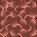 Retro Styled Seamless Pattern Trendy Vector Brown Stylish Abstract Background Royalty Free Stock Photo