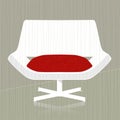 Retro-stylized Chair Icon