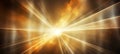 Retro sunburst background with vintage rays of sunlight emitting warmth and nostalgia