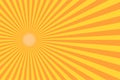 Retro sunburst ray in vintage style. Abstract comic book background Royalty Free Stock Photo