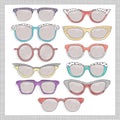 Retro sunglasses set