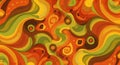 Retro Swirl Abstract Pattern Royalty Free Stock Photo