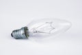 Retro switched off light bulb Royalty Free Stock Photo