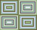 Retro symmetrical squares background