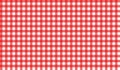 Retro tablecloth pattern red and white