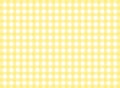 Retro tablecloth pattern yellow and white Royalty Free Stock Photo