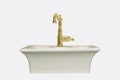 Retro tap and wash basin Royalty Free Stock Photo