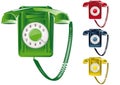 Retro Telephone Illustration Royalty Free Stock Photo