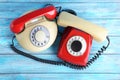 retro telephones