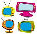 Retro television Royalty Free Stock Photo