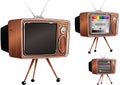 Retro telvision sets