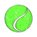 Retro tennis ball