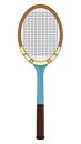 Retro tennis racket