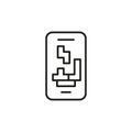 Retro Tetris Game Console Icon