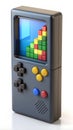 Retro tetris game handheld console