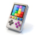 Retro tetris game handheld console
