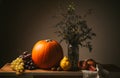 Retro Thanksgiving still life Royalty Free Stock Photo