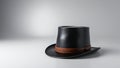 Retro top hat ready to wear on white background Royalty Free Stock Photo
