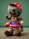 Retro toy hedgehog - builder.