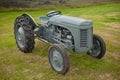 Retro Tractor on the Iceland field