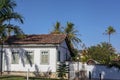 Retro traditional house in the famous town of Pirenopolis Royalty Free Stock Photo