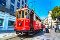 Retro tram in Istanbul