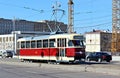 Retro Tram in Moscow
