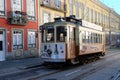 Retro tram in Porto
