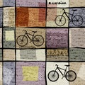 Retro travel pattern with inscriptions