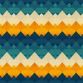 Retro triangle seamless pattern