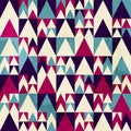 Retro triangle seamless pattern