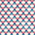 Retro triangles seamless pattern