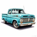 Retro Truck TimeHonored Charm Royalty Free Stock Photo