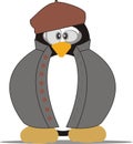 Retro Tux Royalty Free Stock Photo