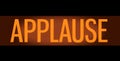 Retro TV Studio Applause Sign