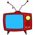 Retro TV Royalty Free Stock Photo