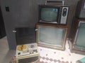 Retro TVs, radios, pick-ups, old phones, rare electronic devices