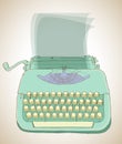 Retro typewriter background