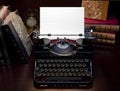 Retro Typewriter & Books